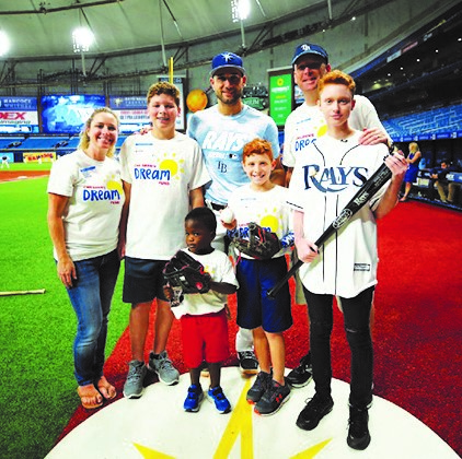 Tampa Bay Rays - Kevin Kiermaier joined The Children's Dream Fund