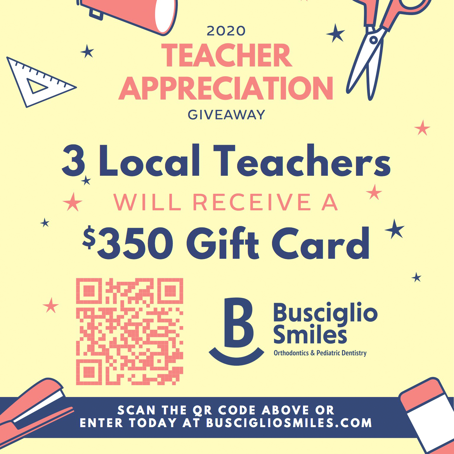 Busciglio Smiles Orthodontics & Pediatric Dentistry Will Provide Gift ...