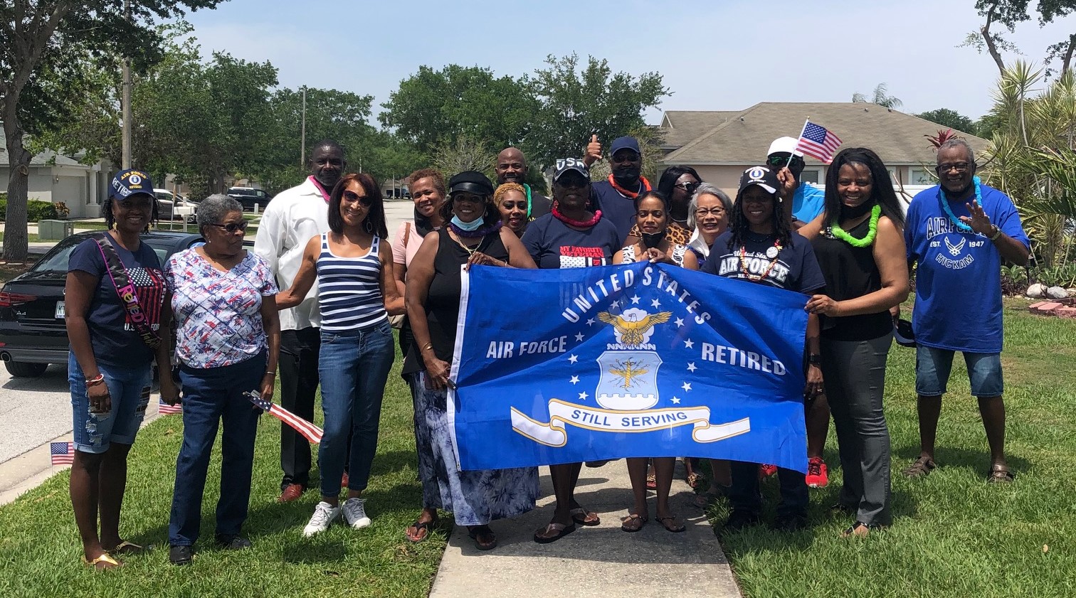 South Cove DriveBy Parade Honored The Service Of Two Retiring Air