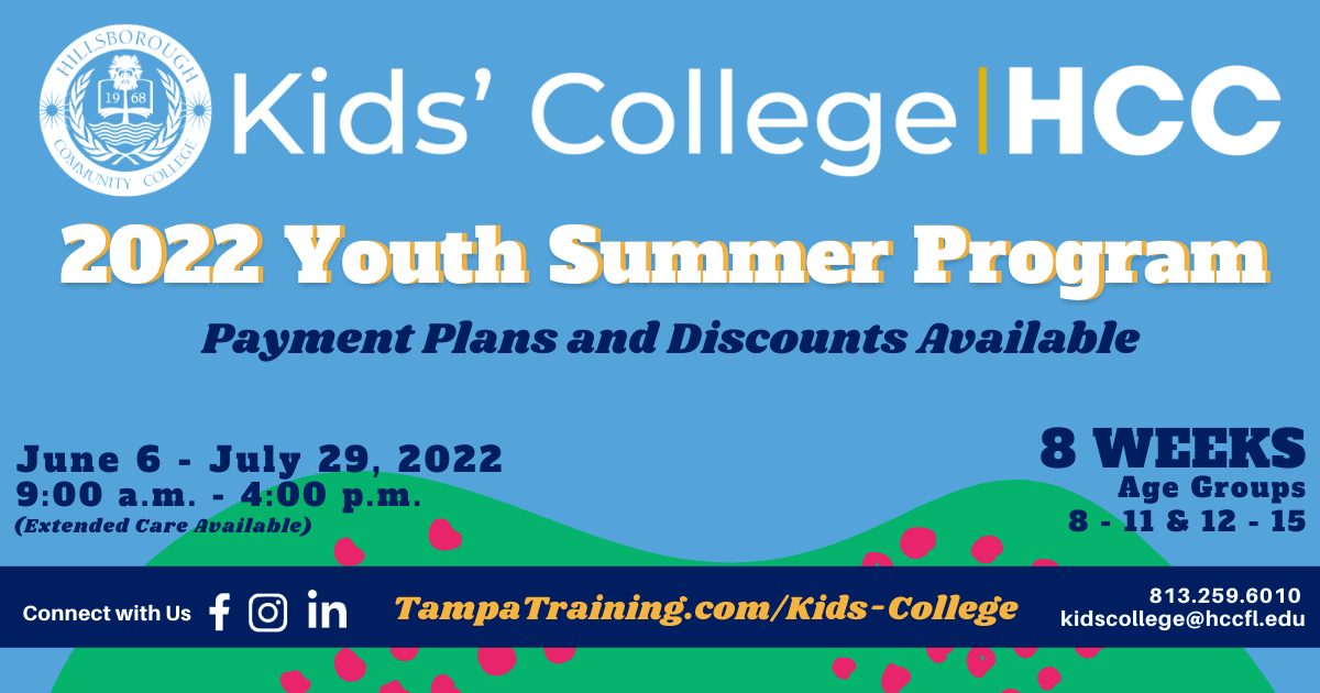 HCC Kids’ College Youth Summer Program Returns For Its Eighth Year