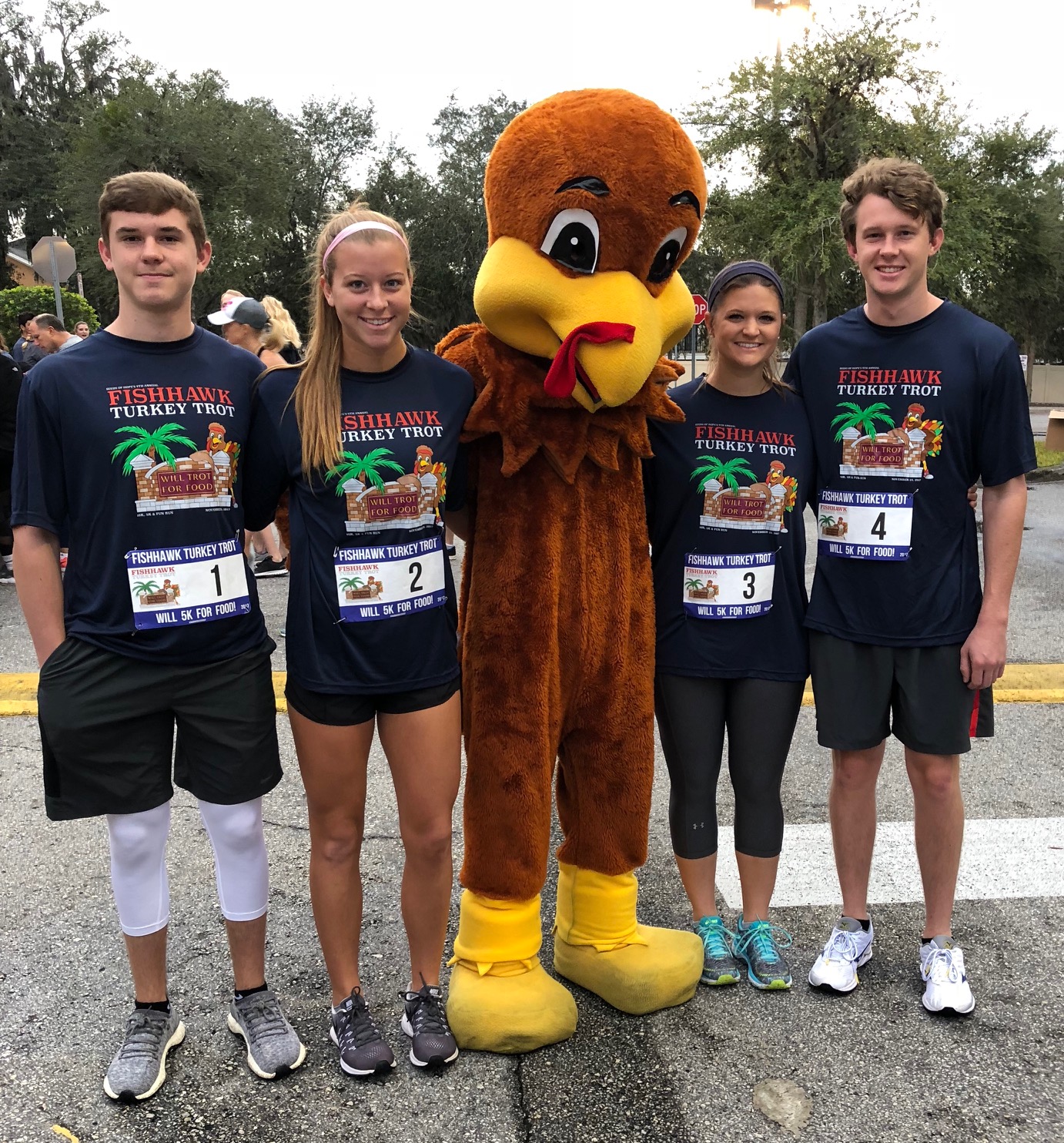 14th Annual FishHawk Turkey Trot Set To Support Seeds Of Hope Food Bank