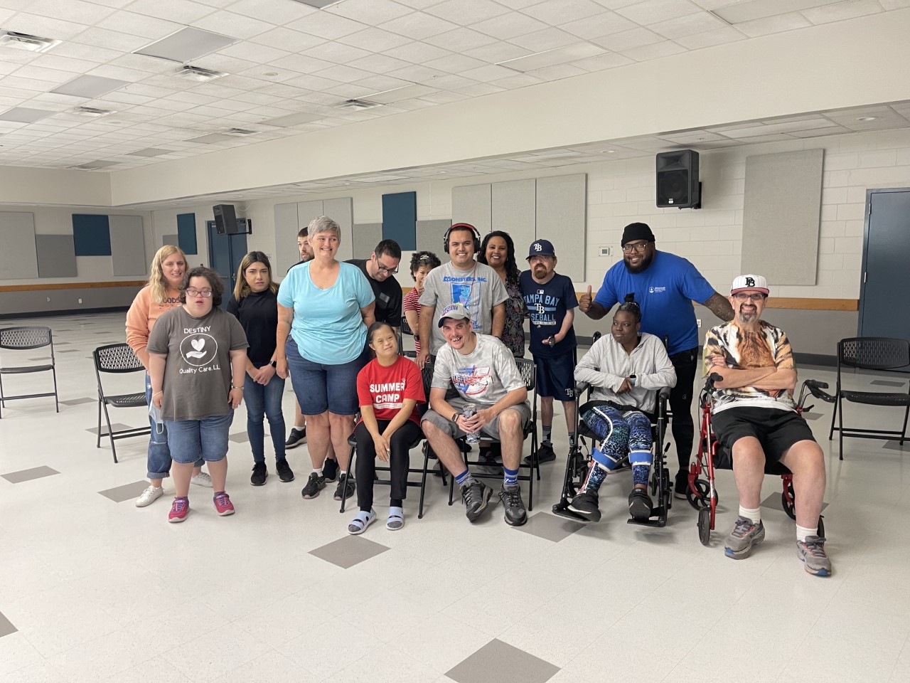 Adult Care Center Receives Basketball Court Gift | Osprey Observer