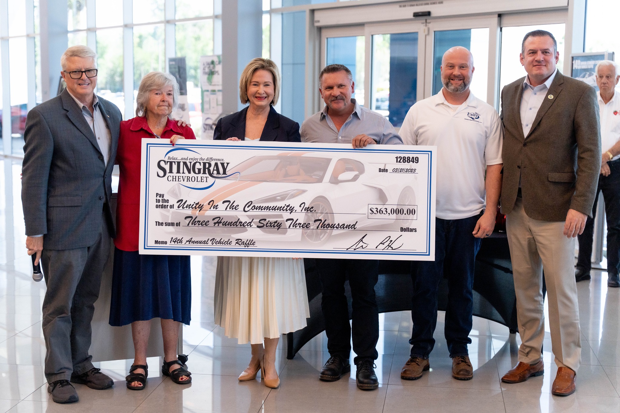 Stingray Chevrolet Car Raffles Raise More Than 3 Million For Unity In