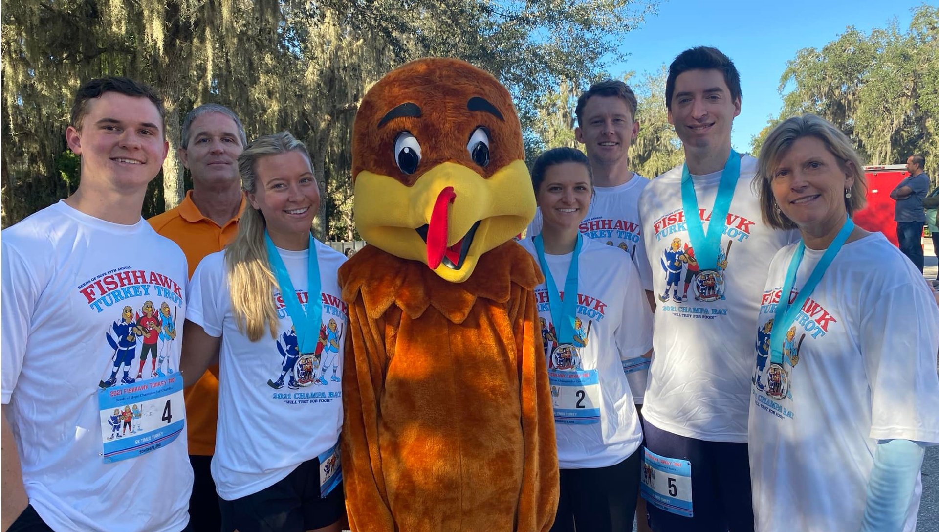 15th Annual FishHawk Turkey Trot To Support Seeds Of Hope Food Bank